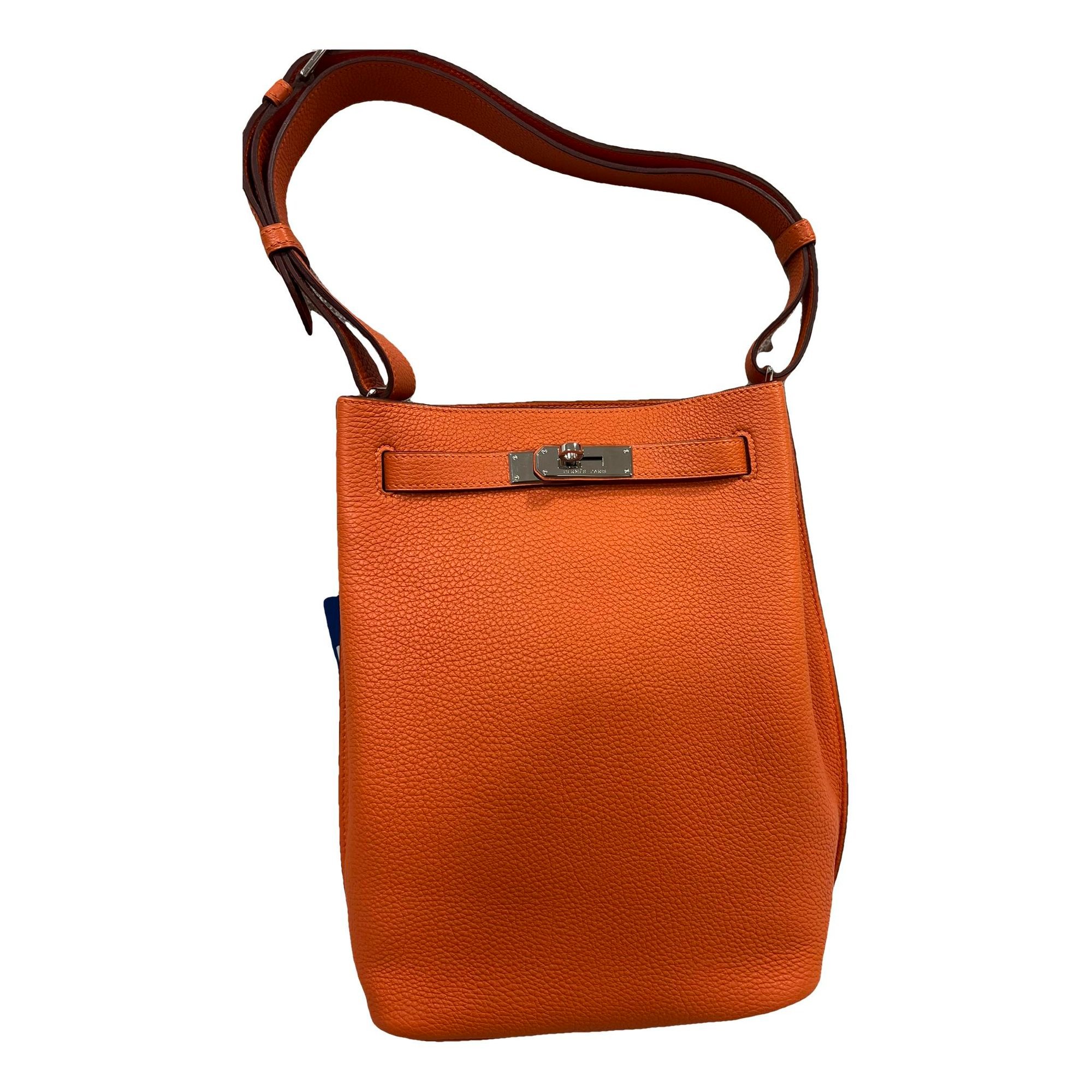 Hermes So Kelly leather handbag