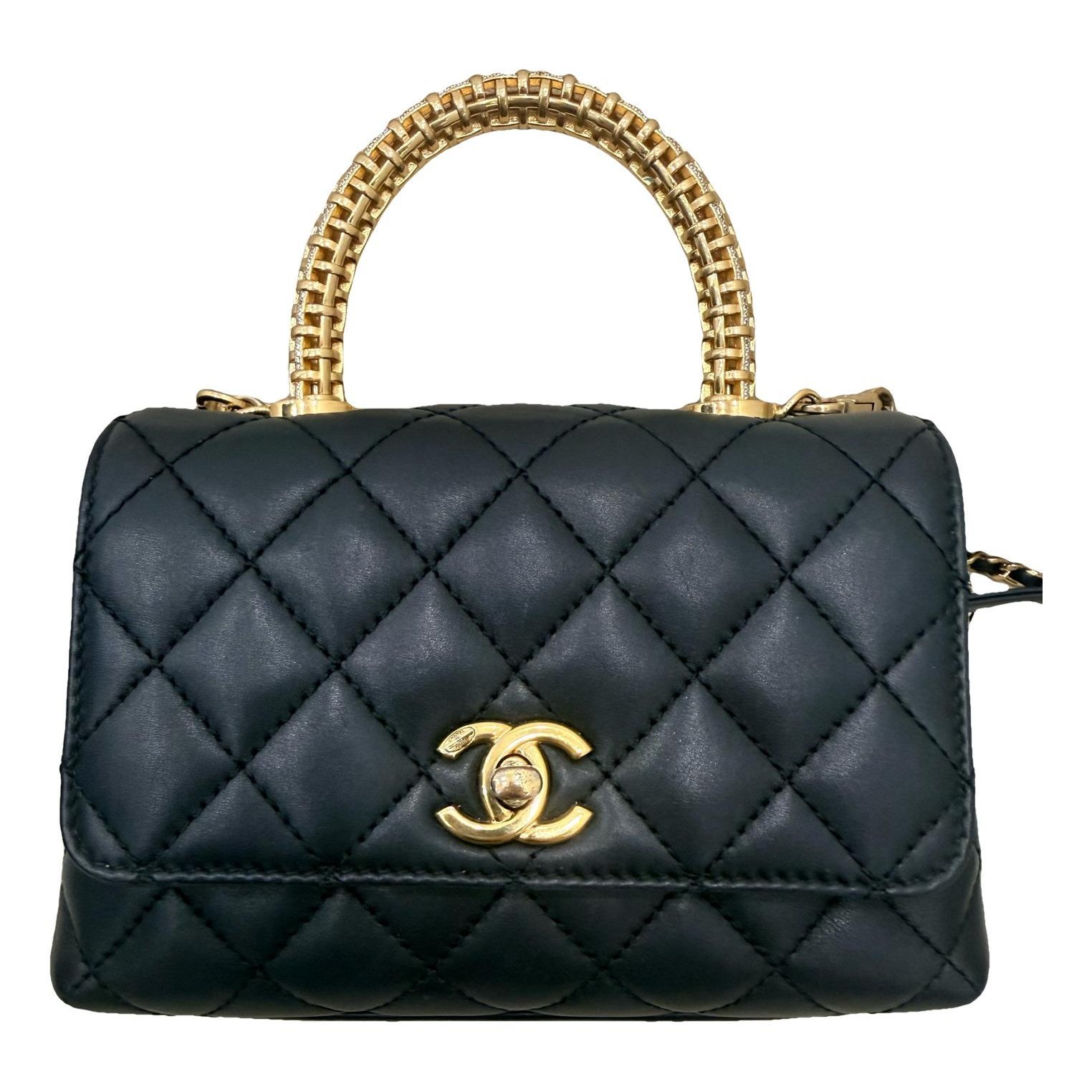 Coco Handle leather handbag