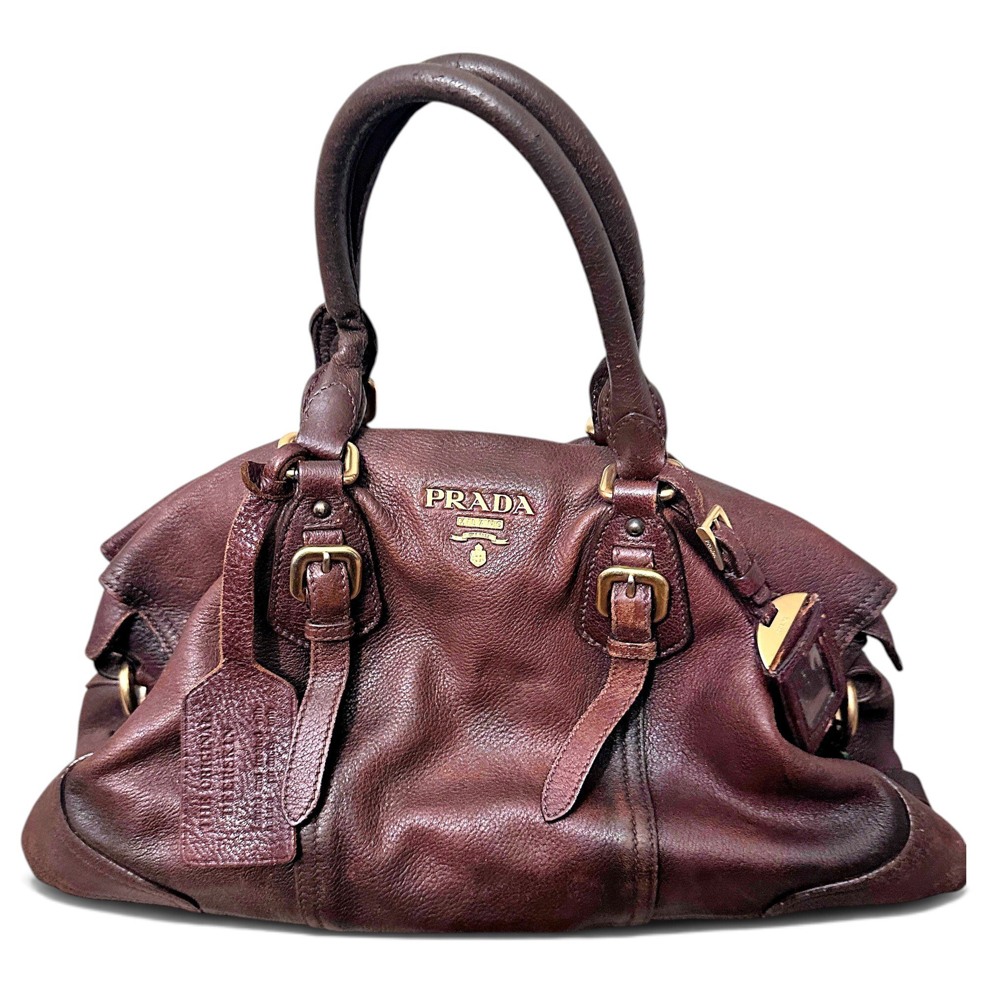 Leather handbag