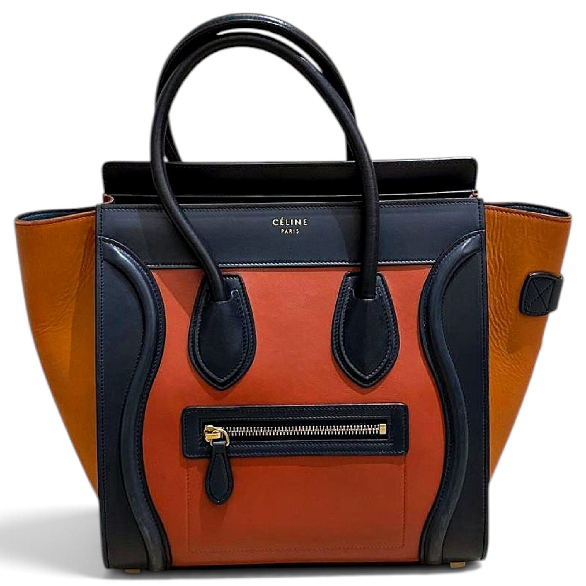 Luggage leather tote