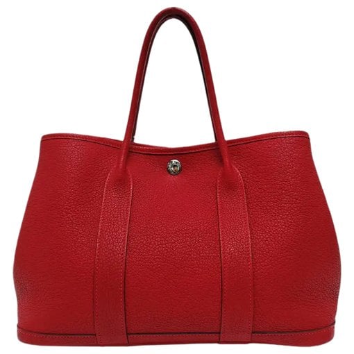 Hermes Garden Party leather handbag