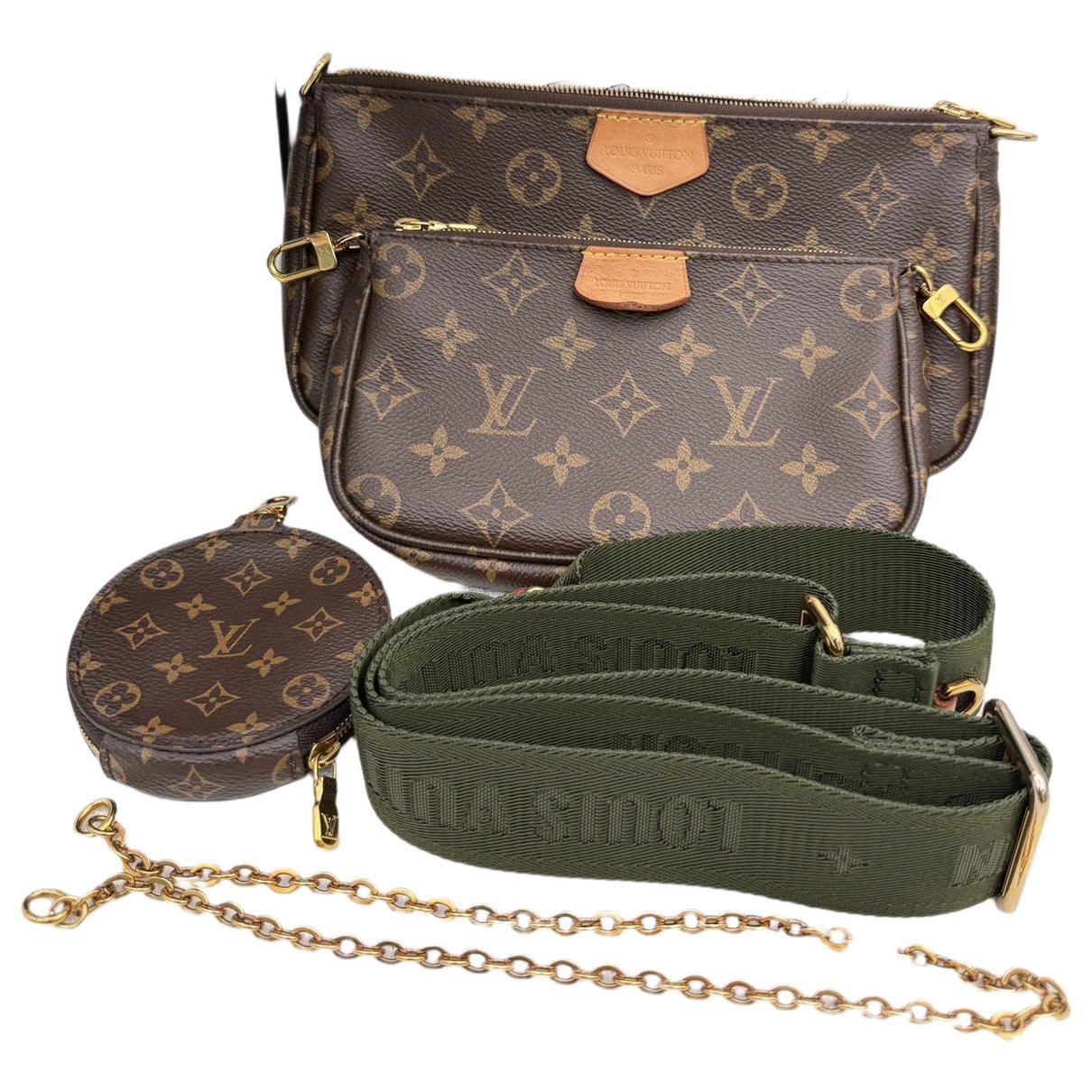 Multi Pochette Accessoires leather handbag