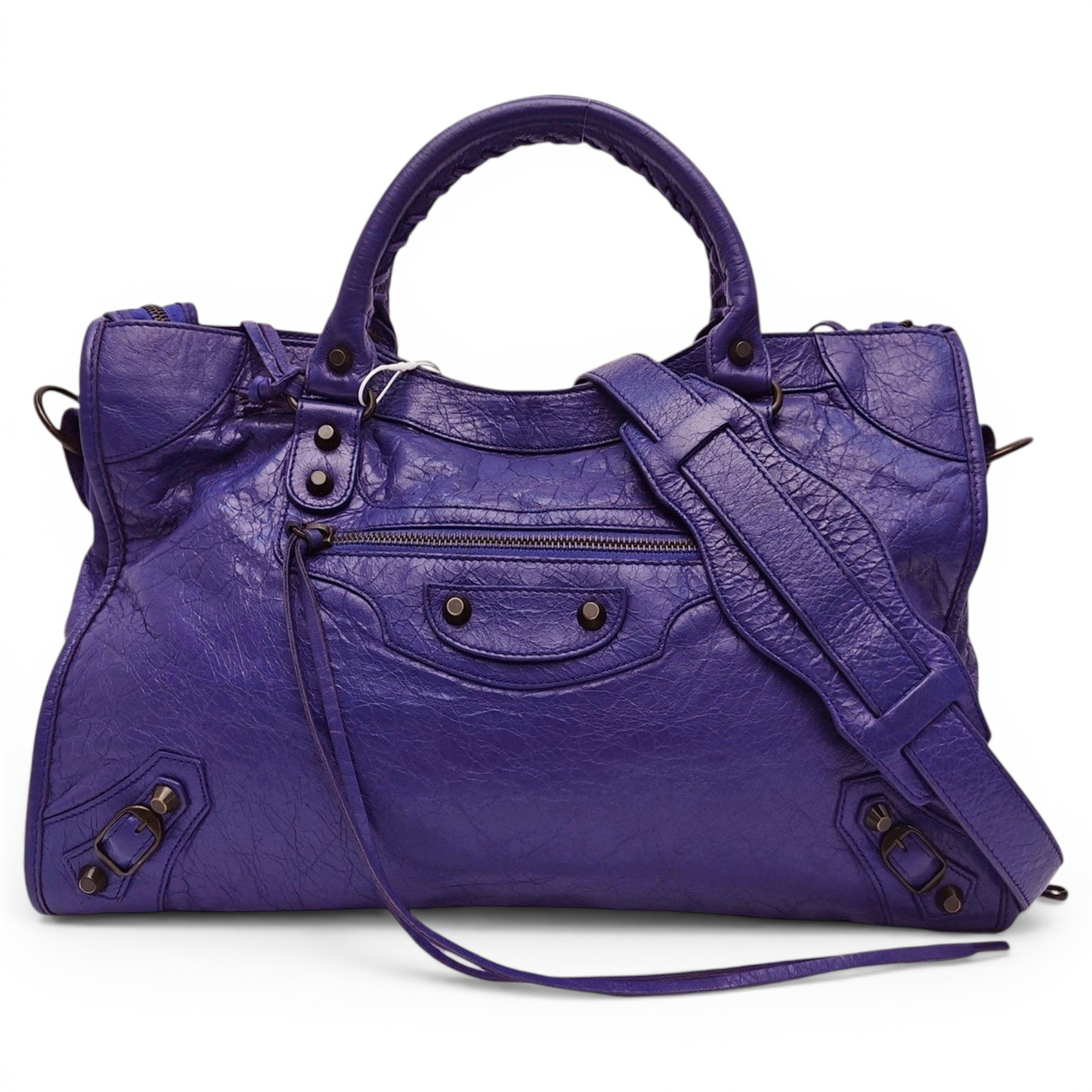 Leather handbag