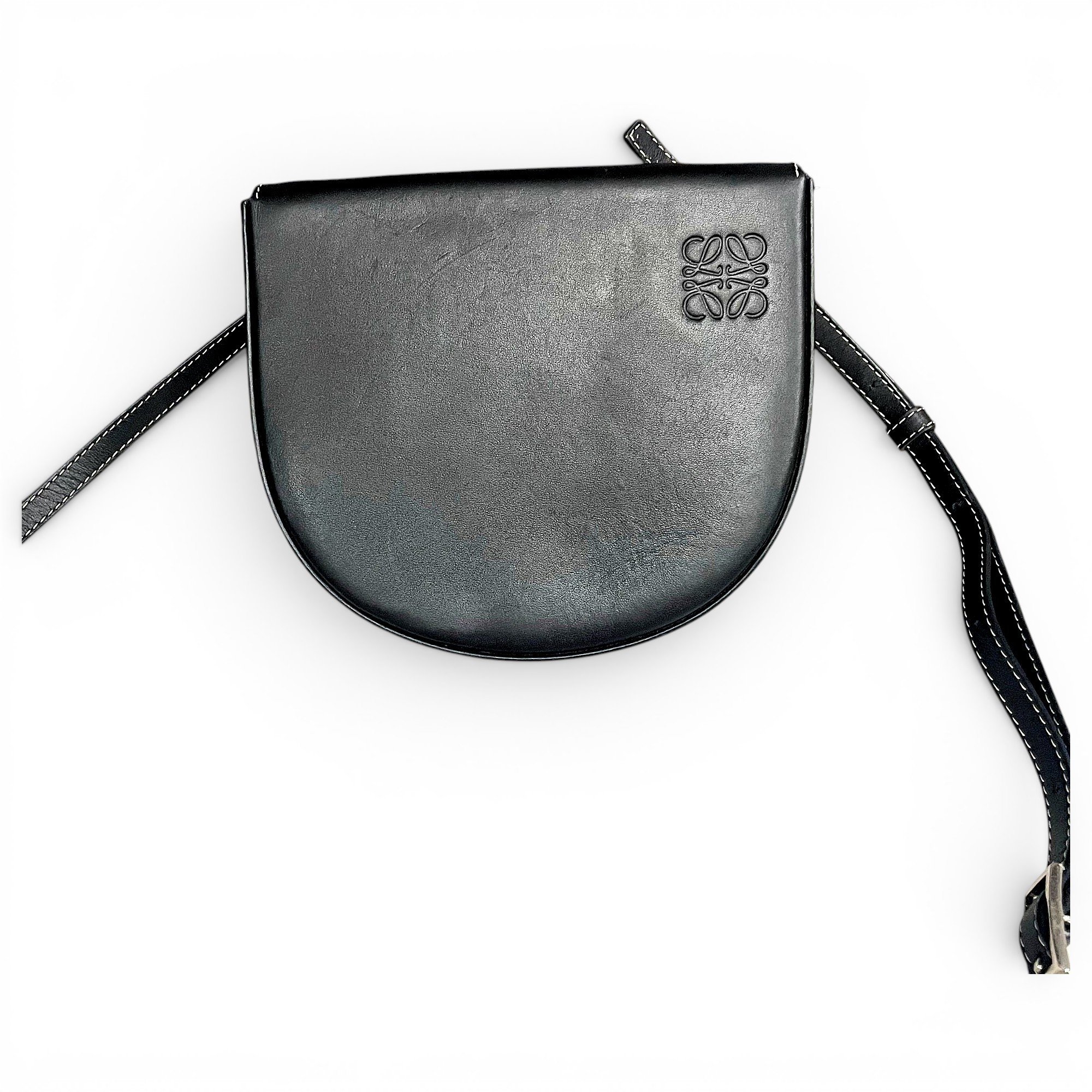 Loewe Heel leather crossbody bag