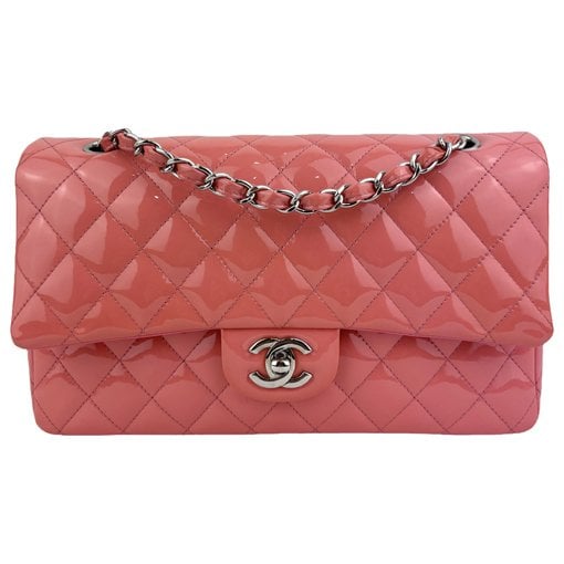 Patent leather handbag