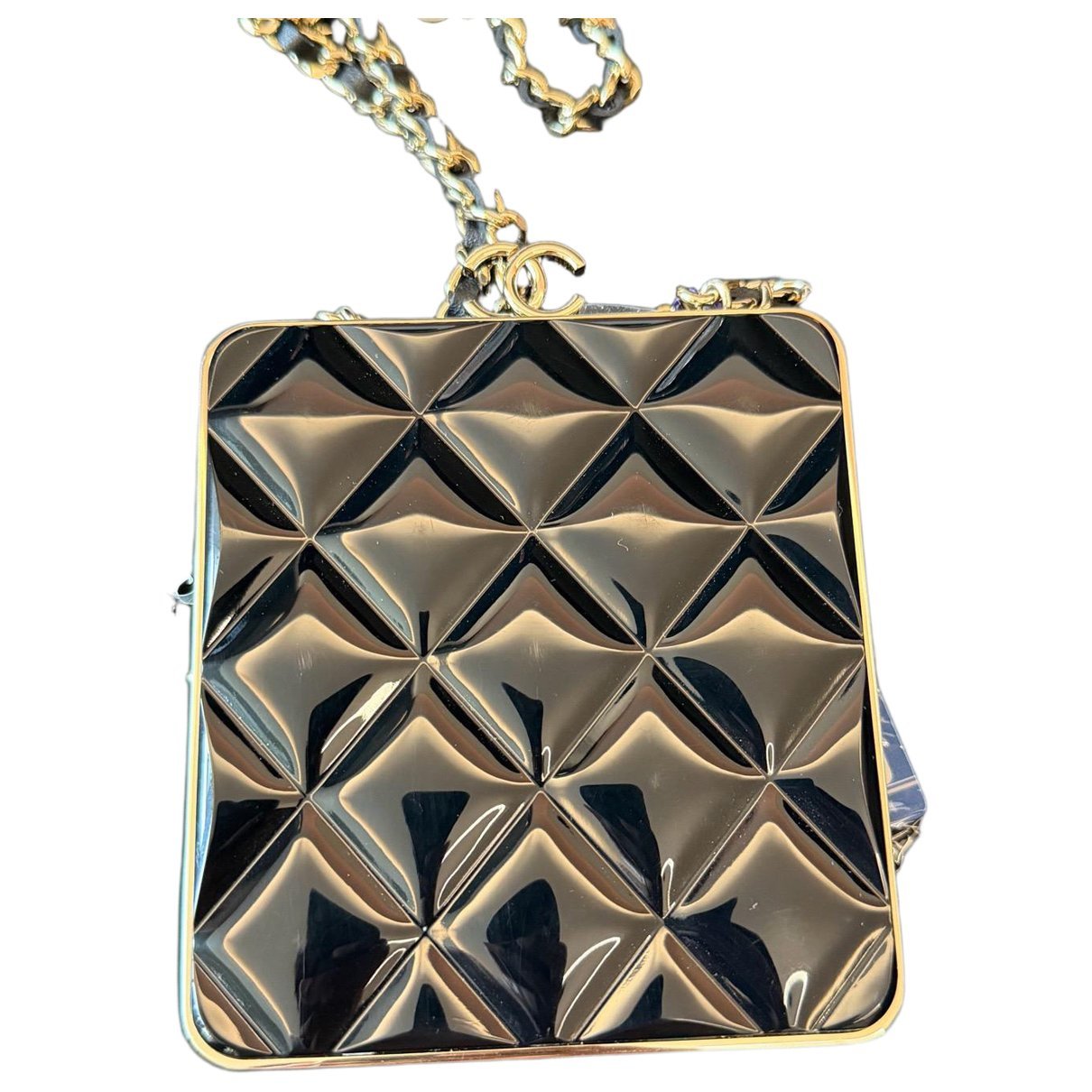 Trendy CC Vanity leather handbag