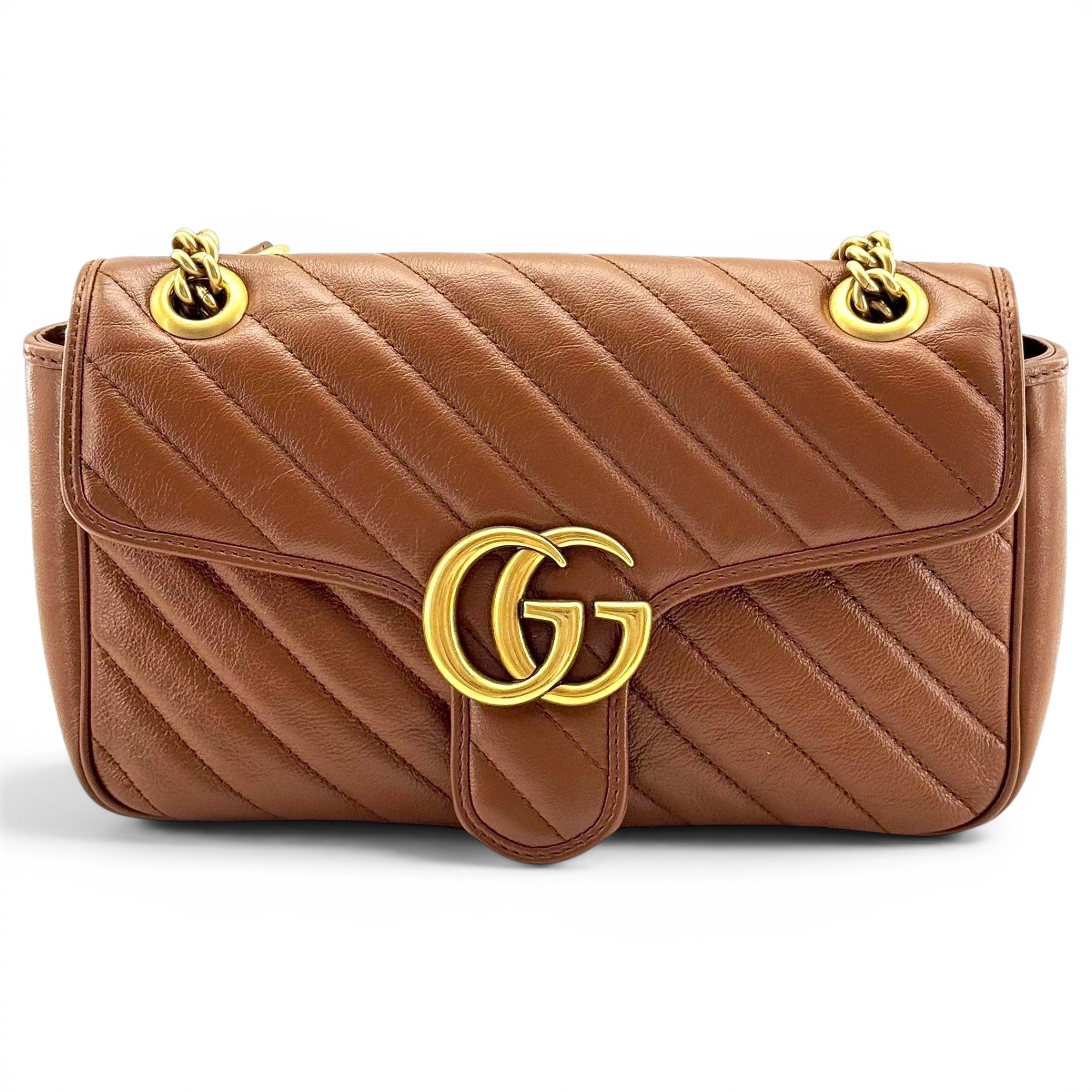 GG Marmont Flap leather crossbody bag
