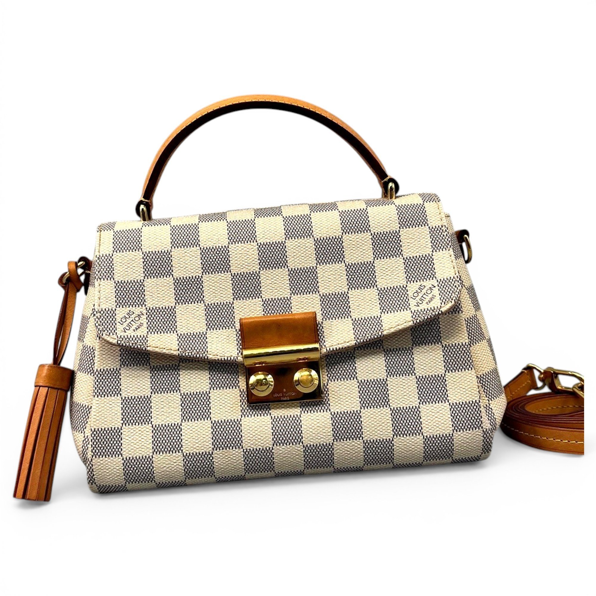 Croisette leather handbag