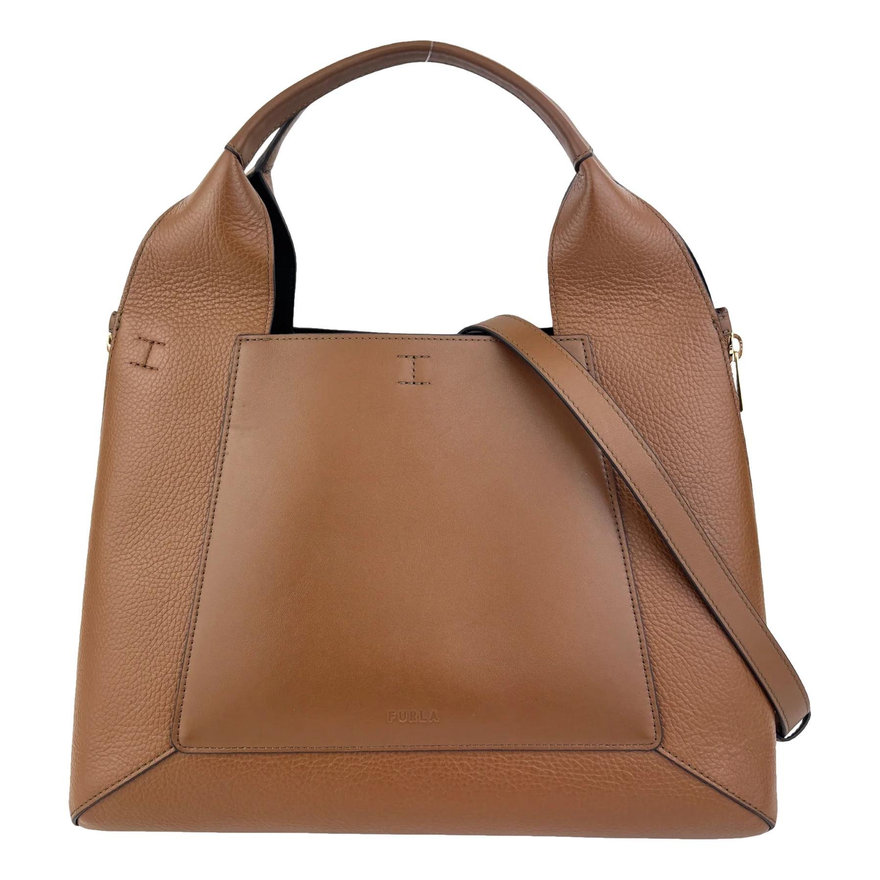 Leather tote