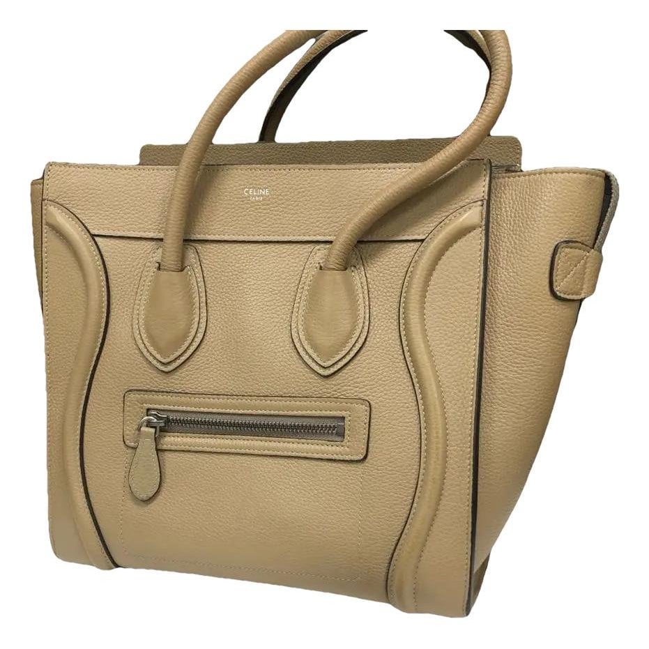 Luggage leather handbag