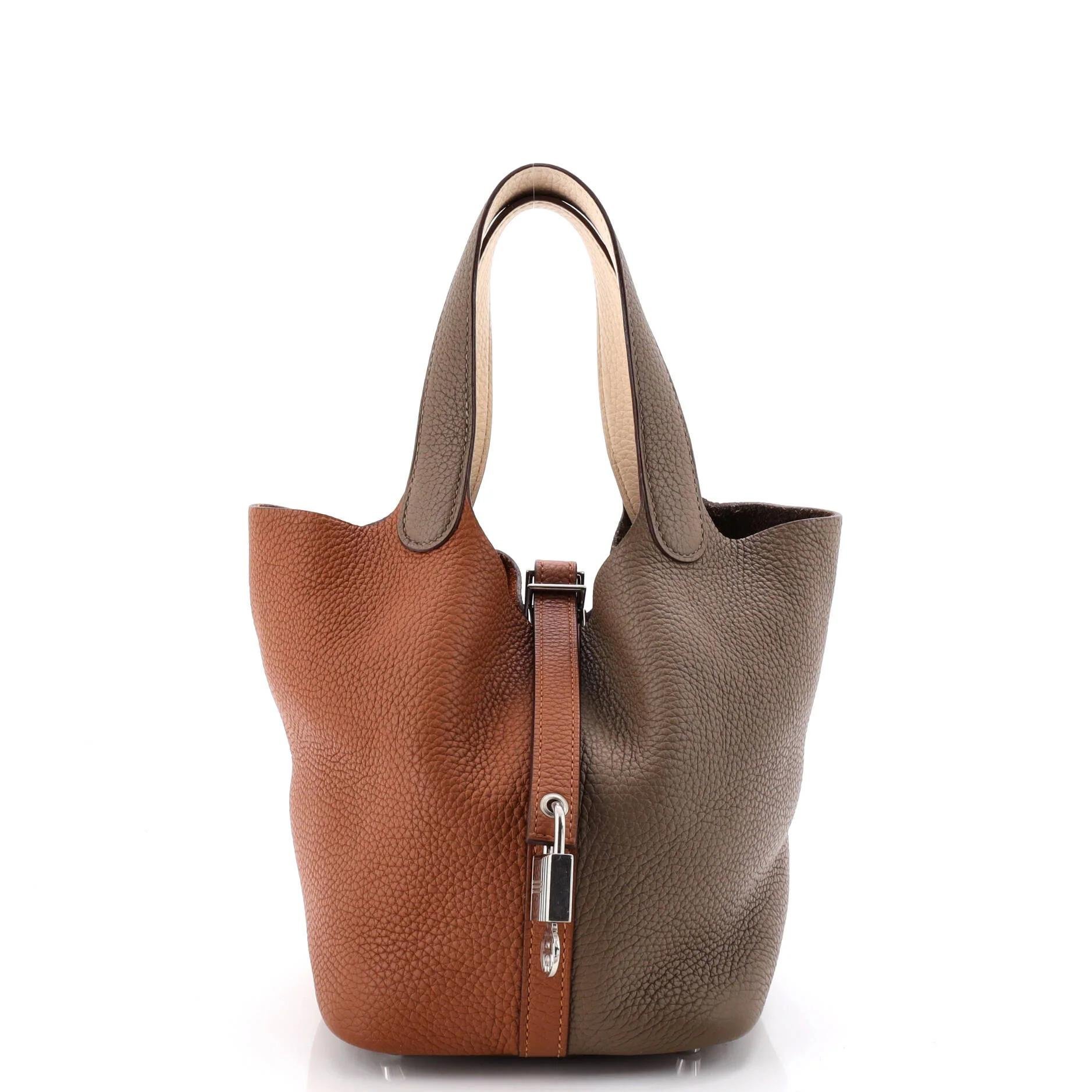 Picotin vegan leather handbag