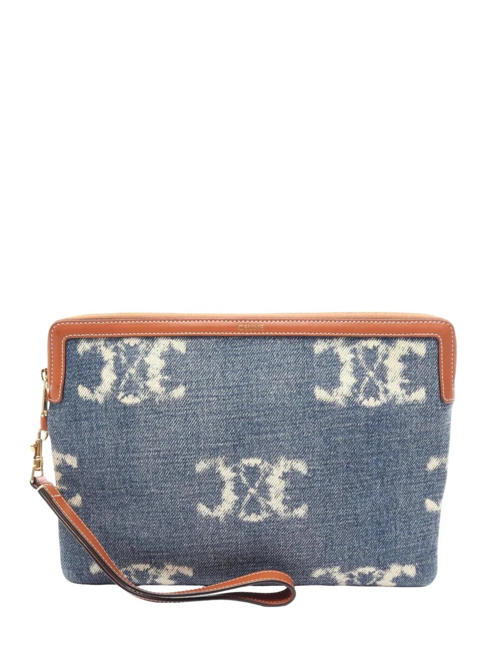 2015-2026 Triomphe Denim clutch bag