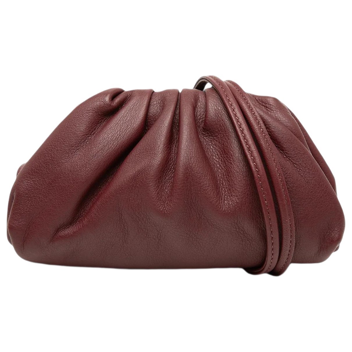 Pouch leather crossbody bag