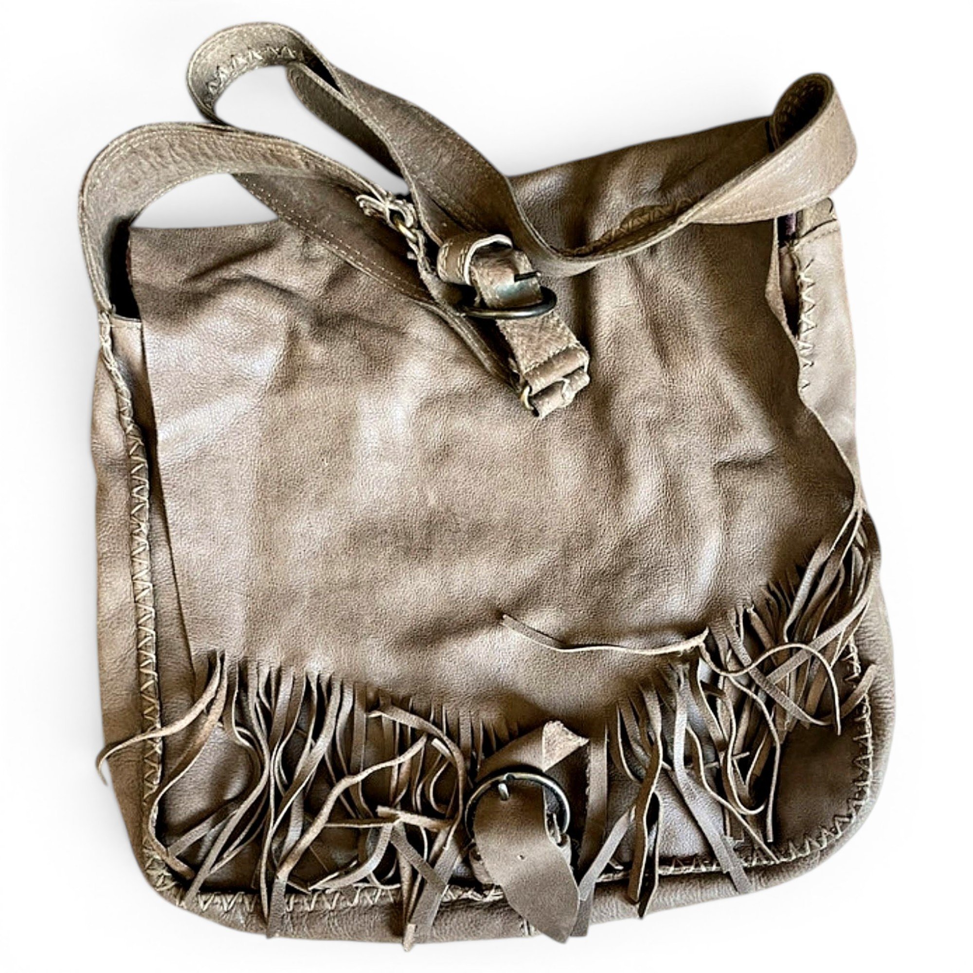 Leather handbag