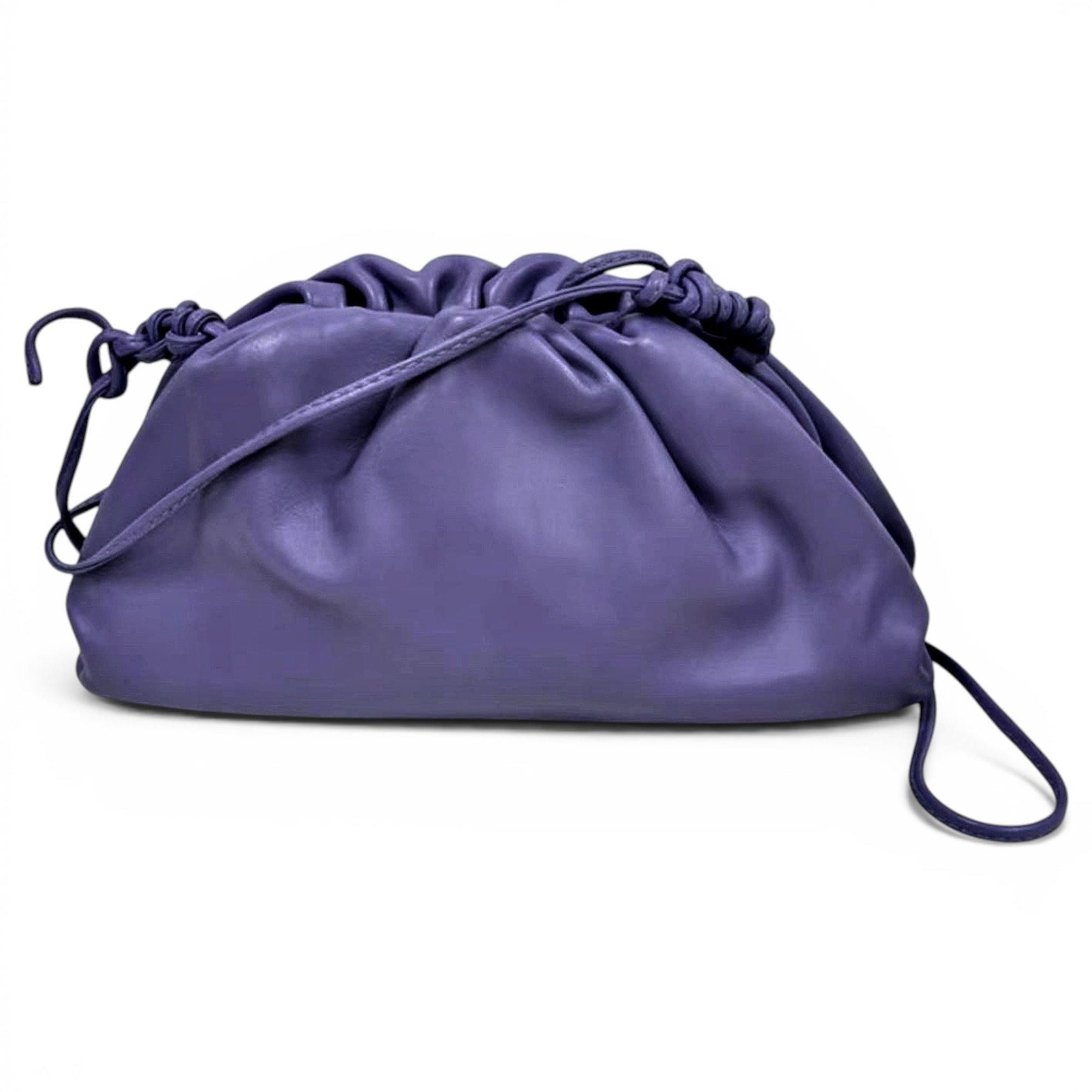 Pouch leather handbag