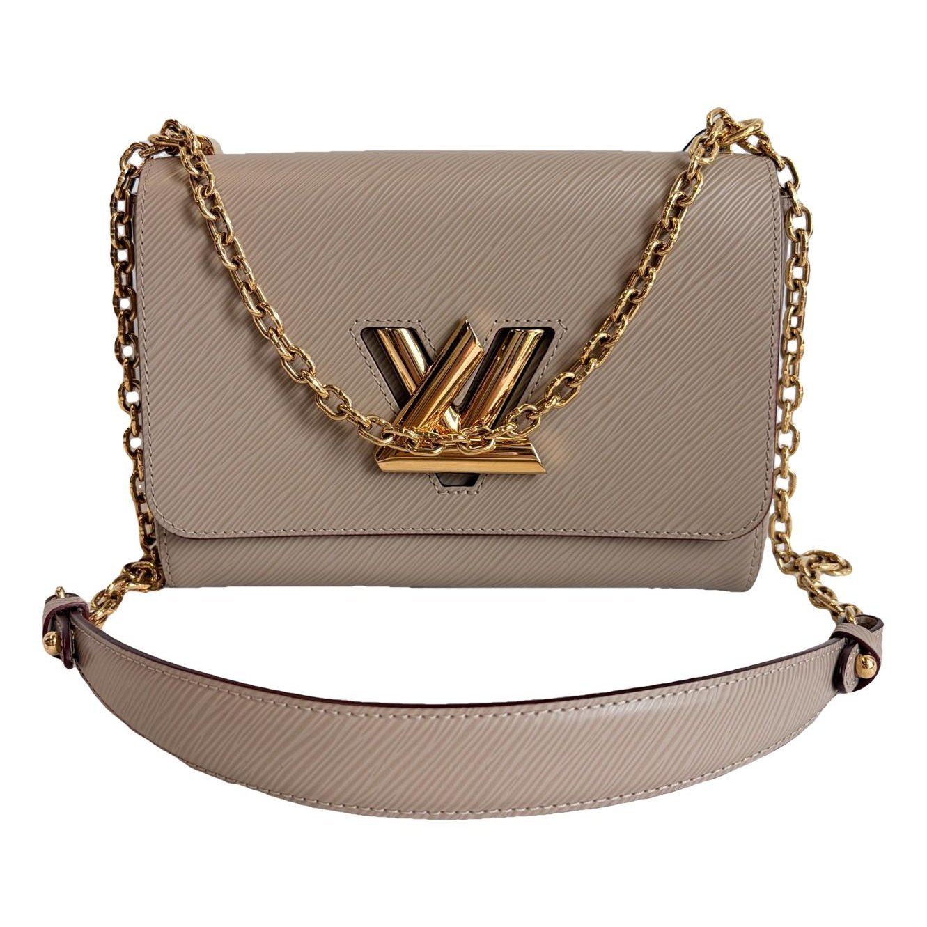 Twist leather handbag