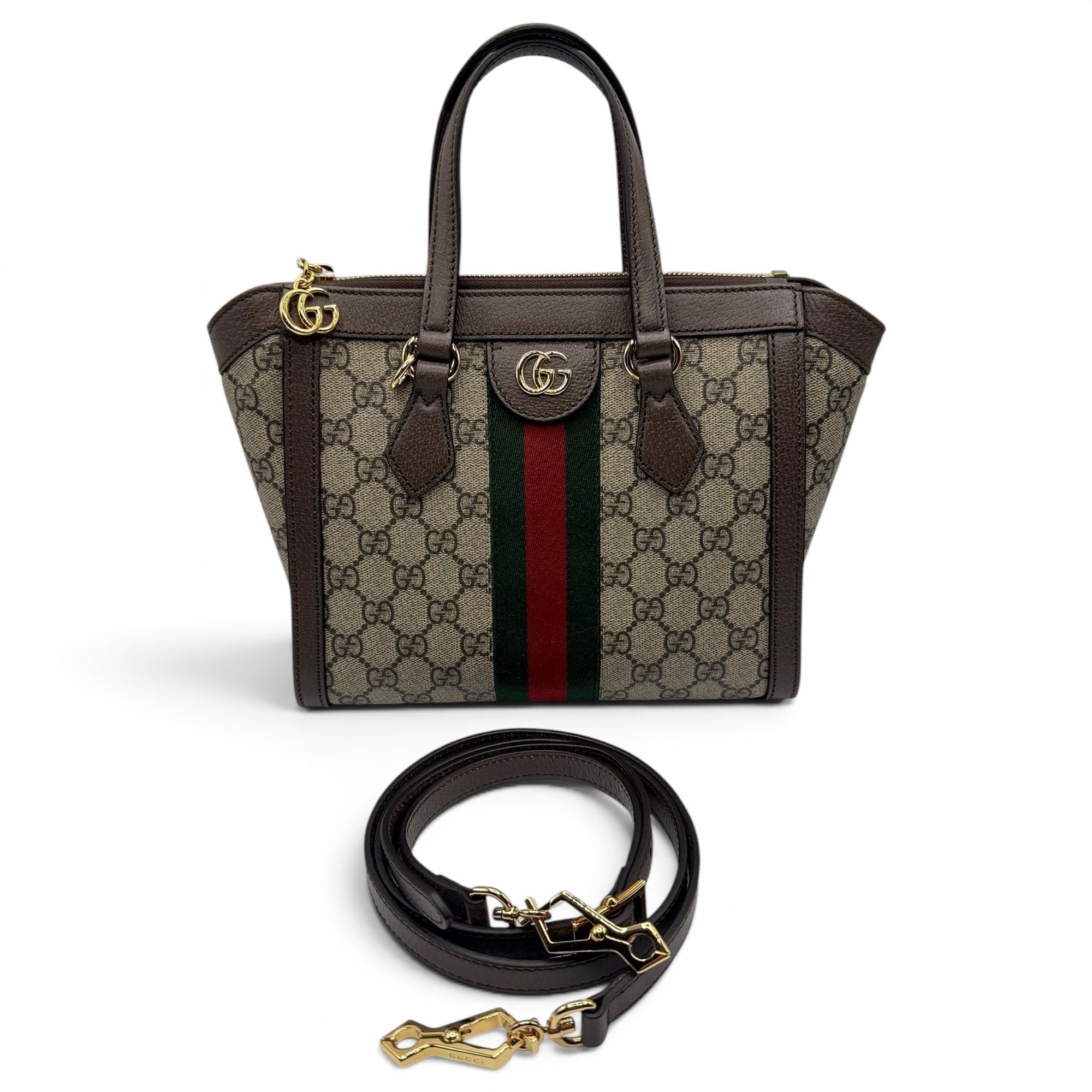 Ophidia leather handbag