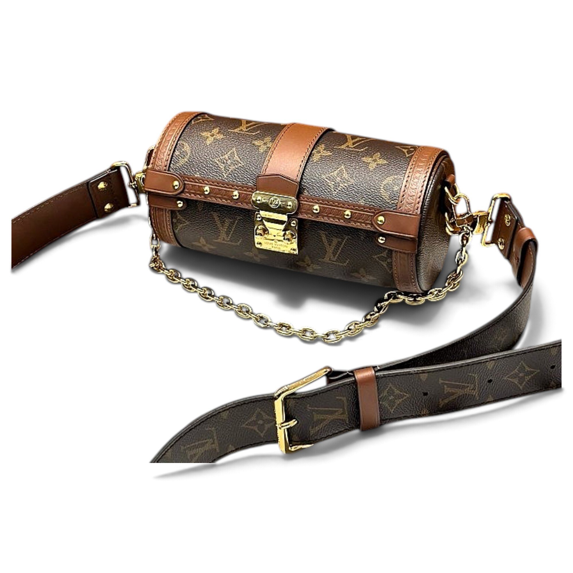 Papillon Trunk leather crossbody bag