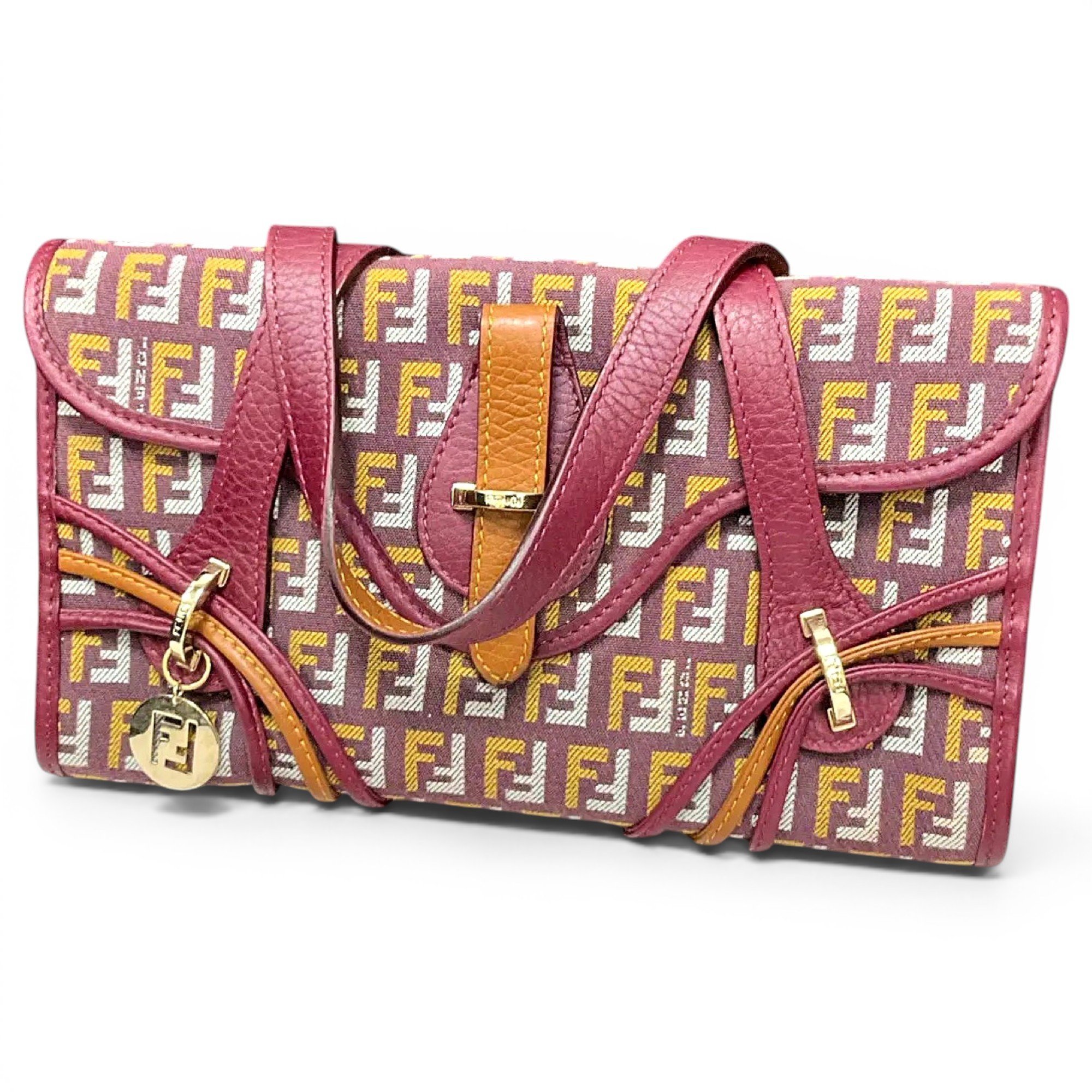 Baguette Cage leather handbag