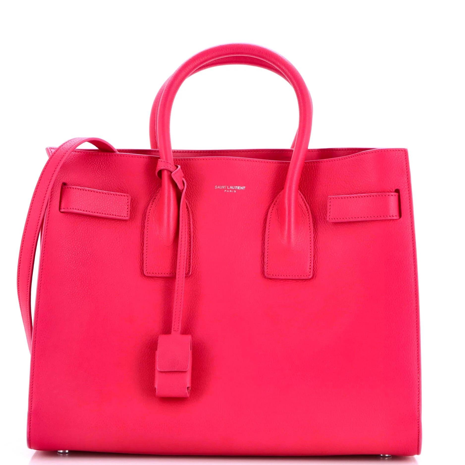 Leather tote
