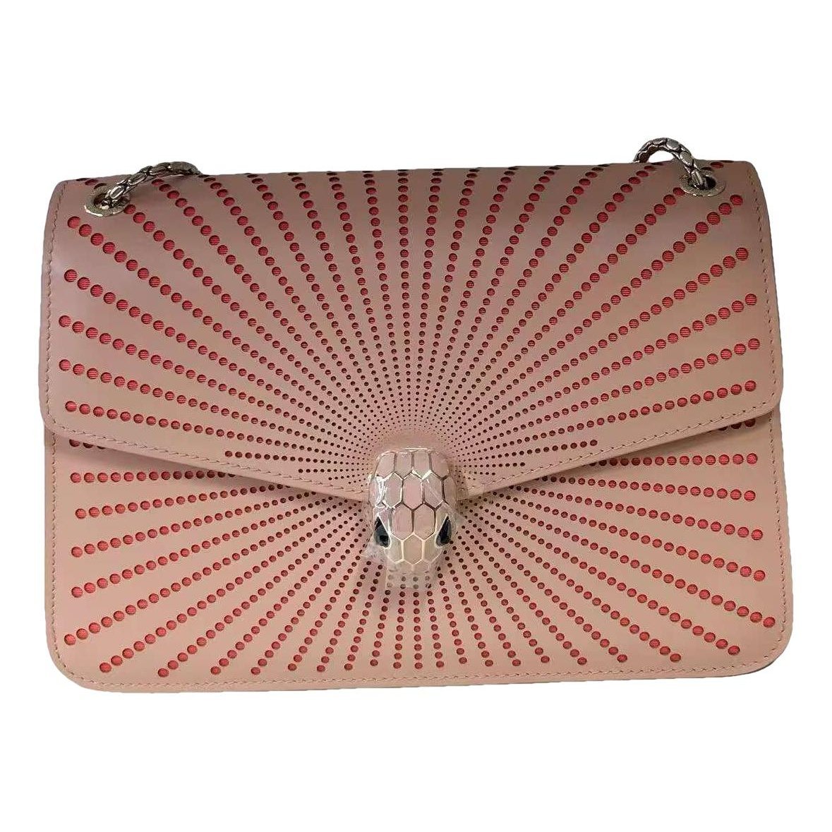 Serpenti leather handbag