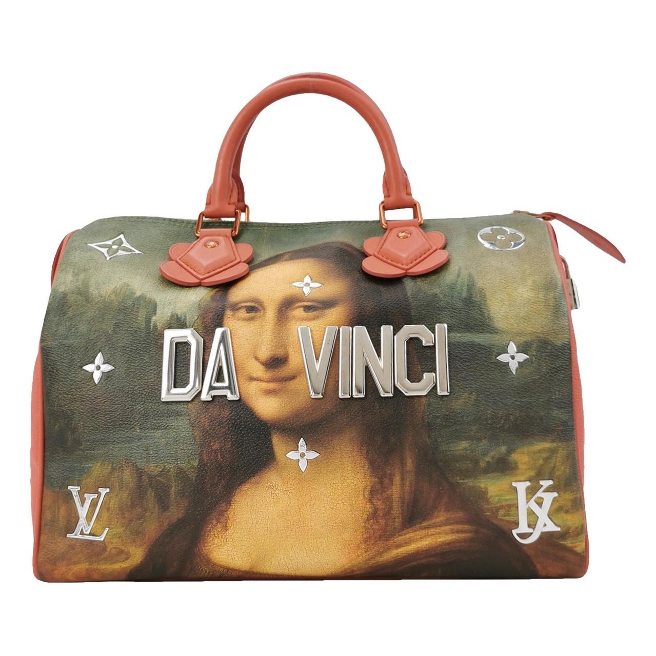 Speedy leather handbag