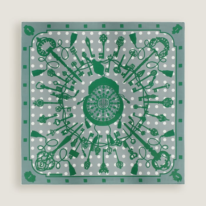 Les Cles Double Face Scarf 90