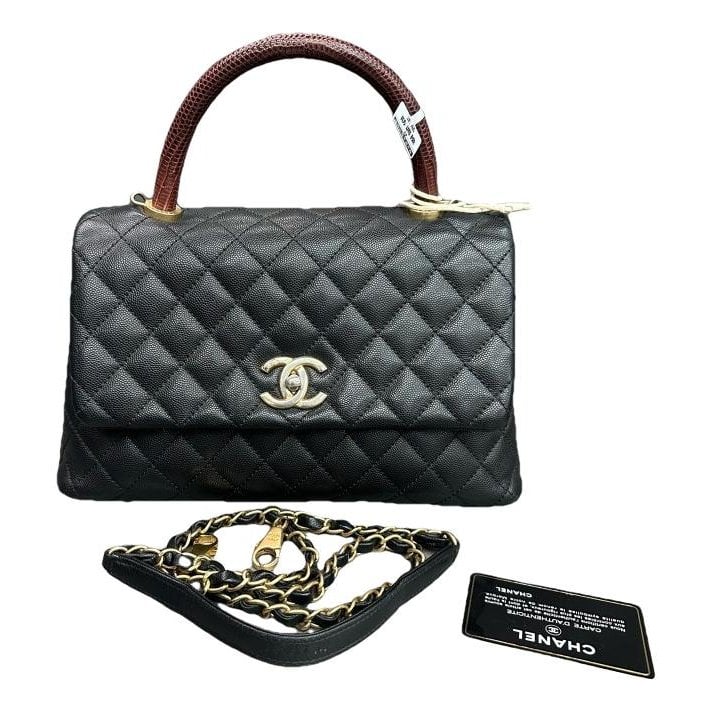 Coco Handle leather handbag