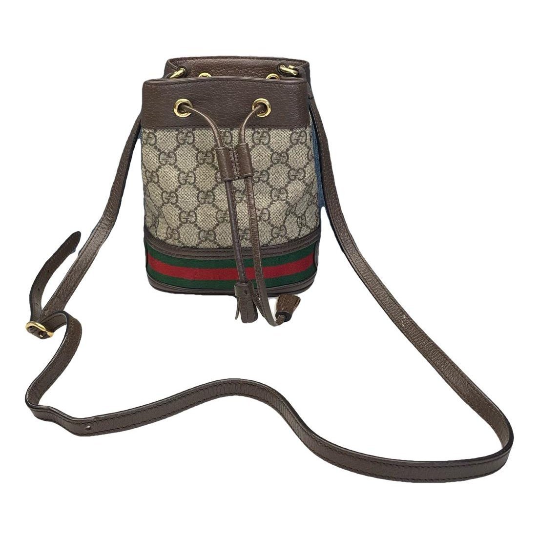 Ophidia Bucket leather handbag