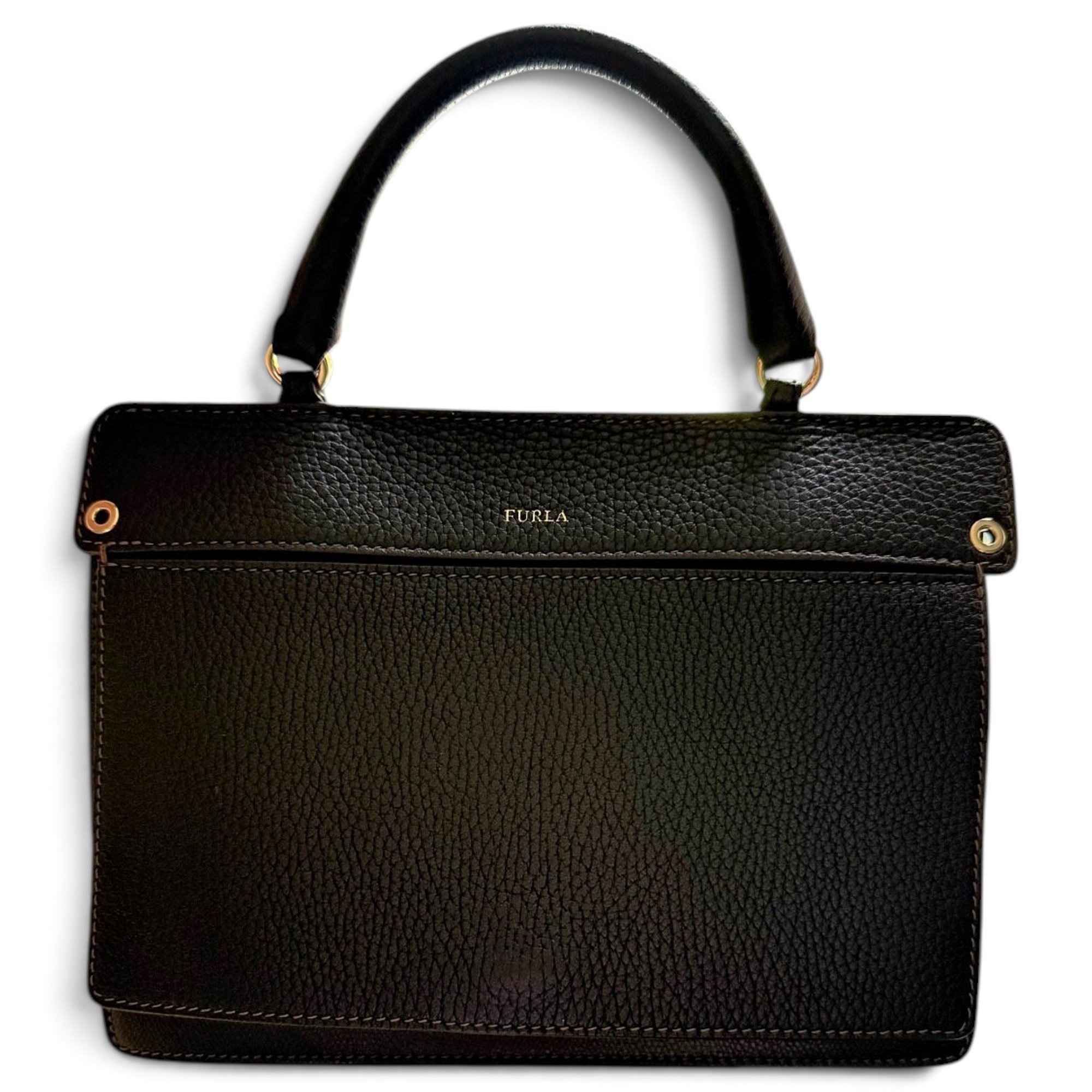 Leather handbag