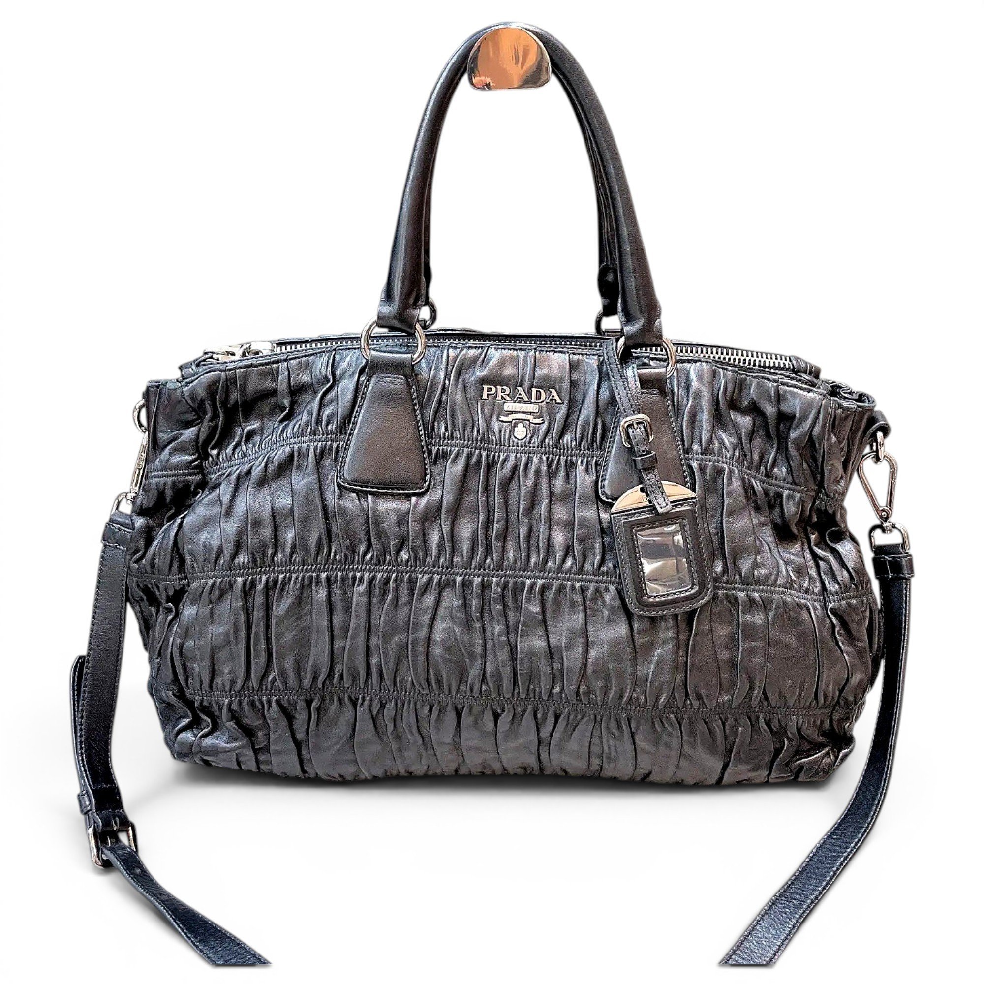 Leather handbag