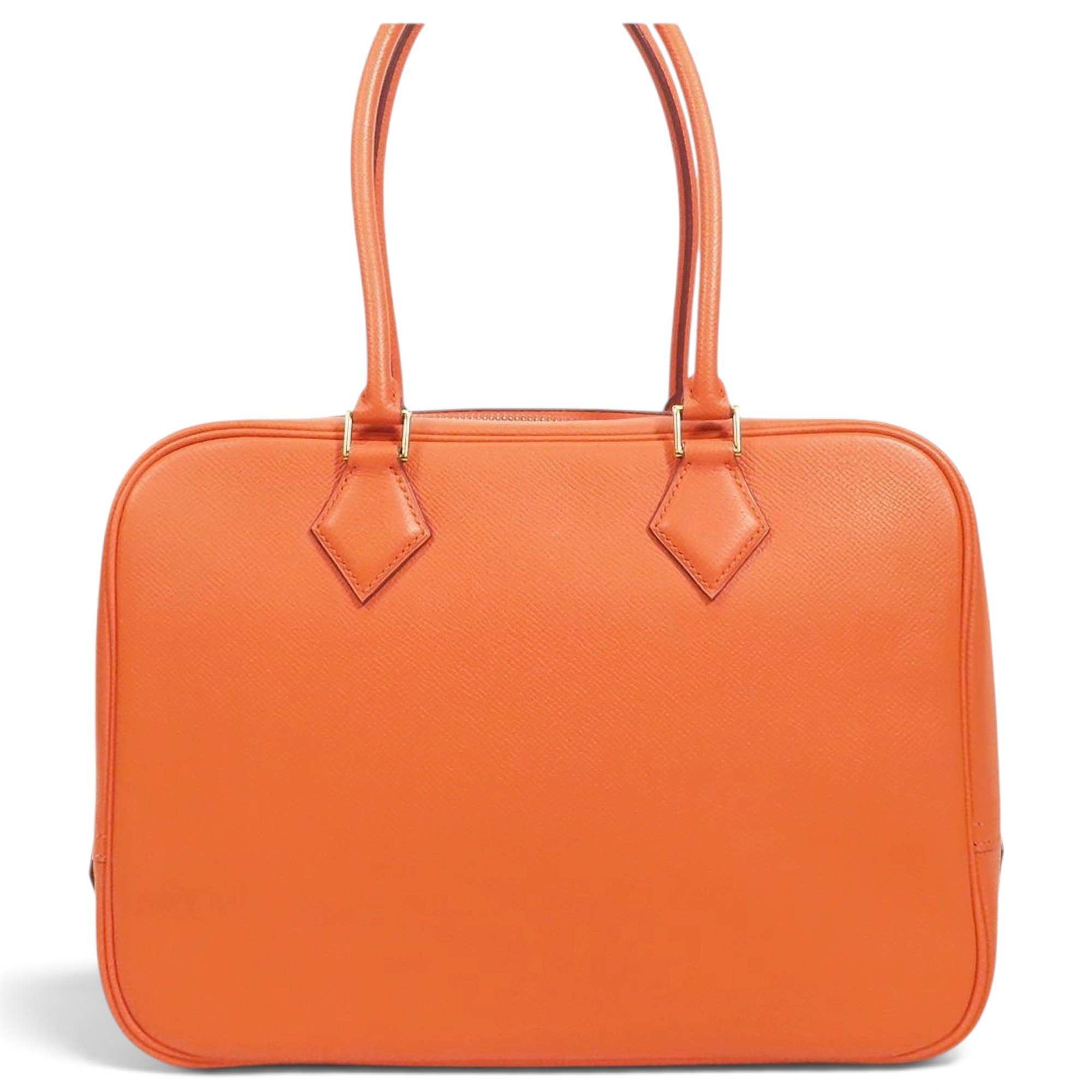 Plume leather handbag