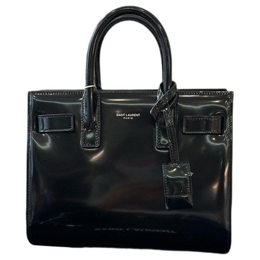 Sac de Jour patent leather handbag