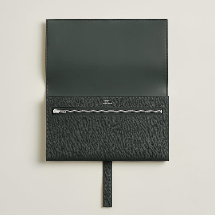 Vert Mangrove New H Passant Toutenmain Wallet