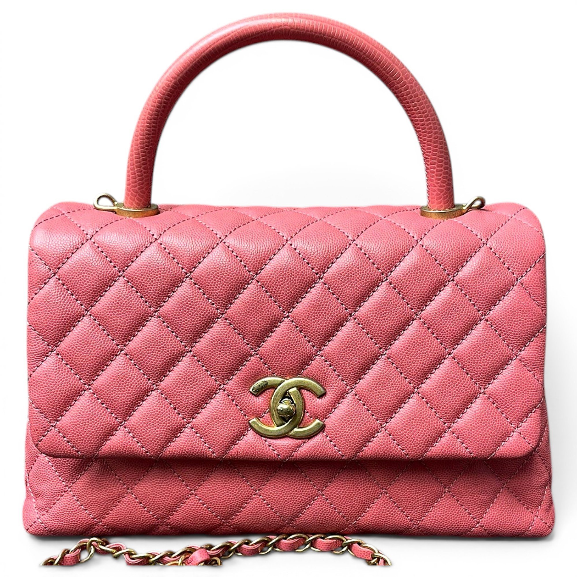 Coco Handle leather handbag