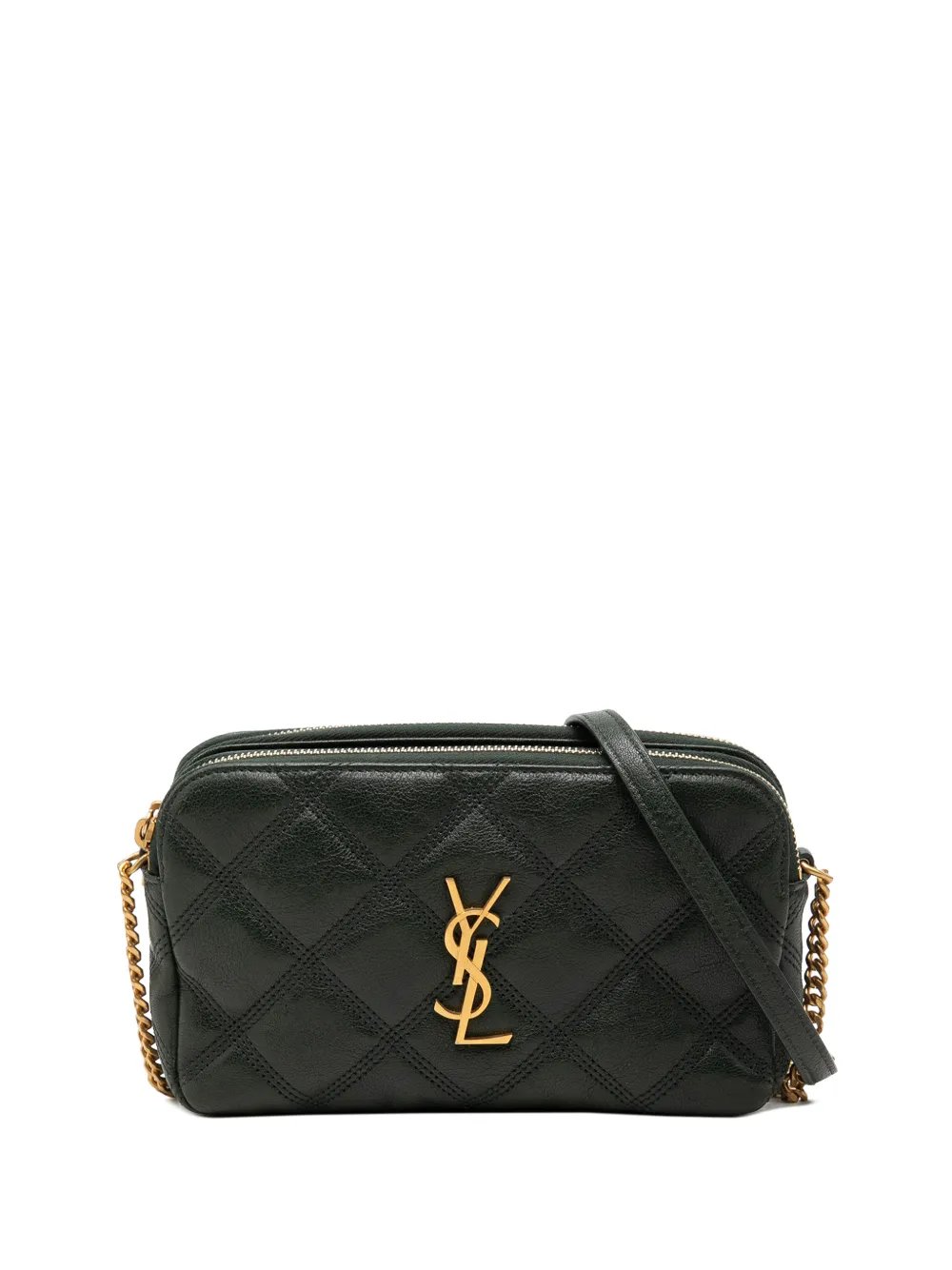 2021 Mini Quilted Lambskin Becky Double Zip crossbody bag