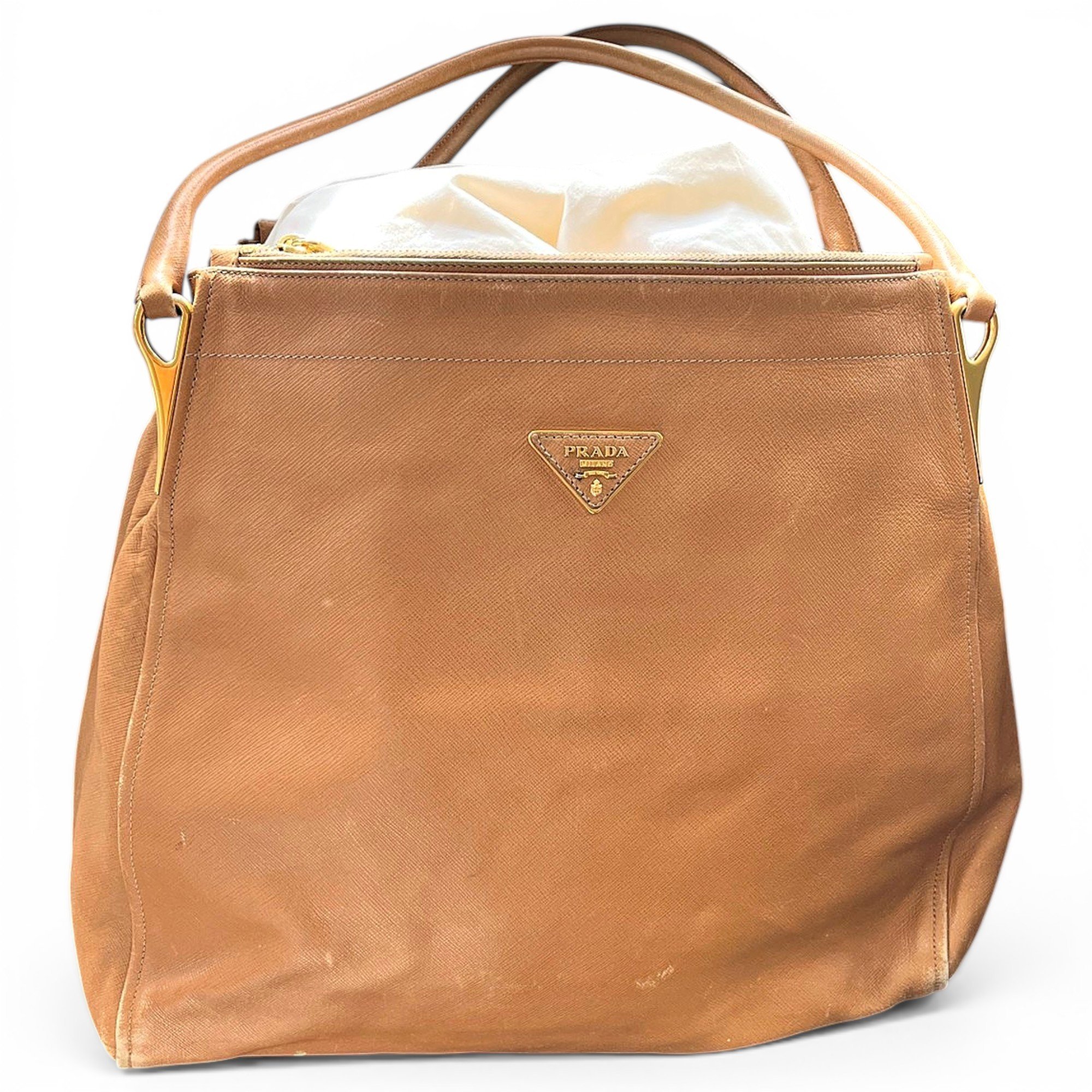Leather handbag