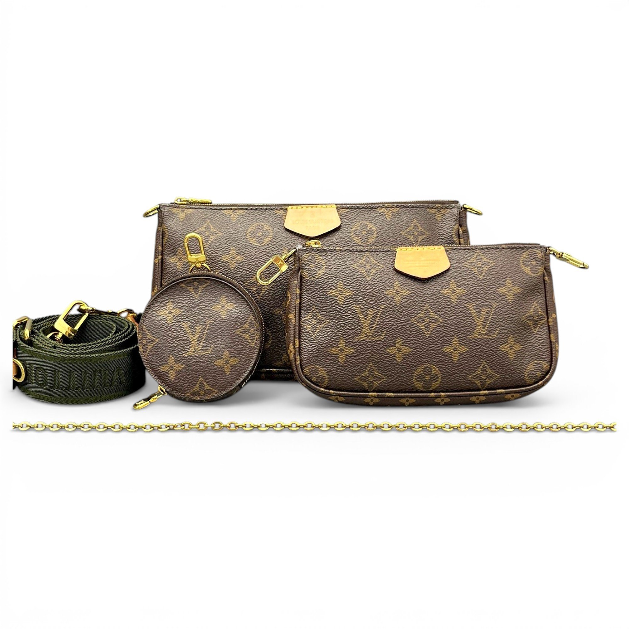 Multi Pochette Accessoires leather crossbody bag