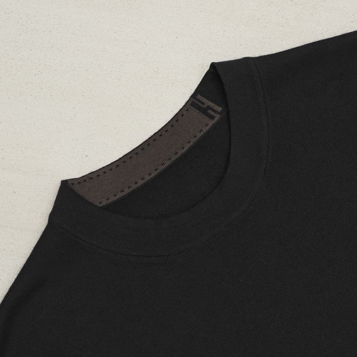Noir "Detail H" Crewneck Sweater
