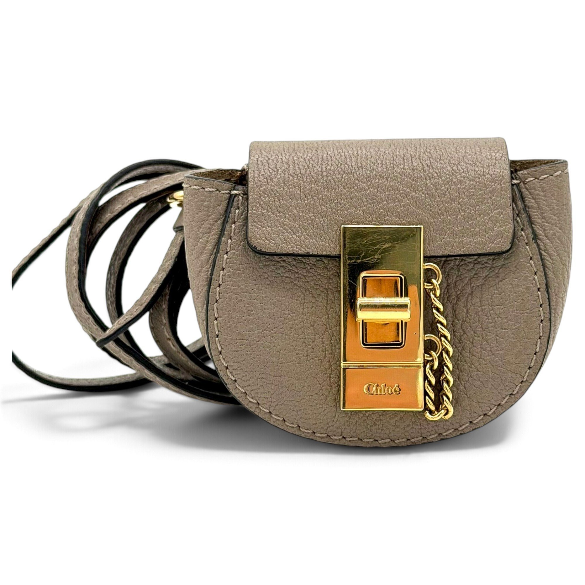 Drew leather crossbody bag