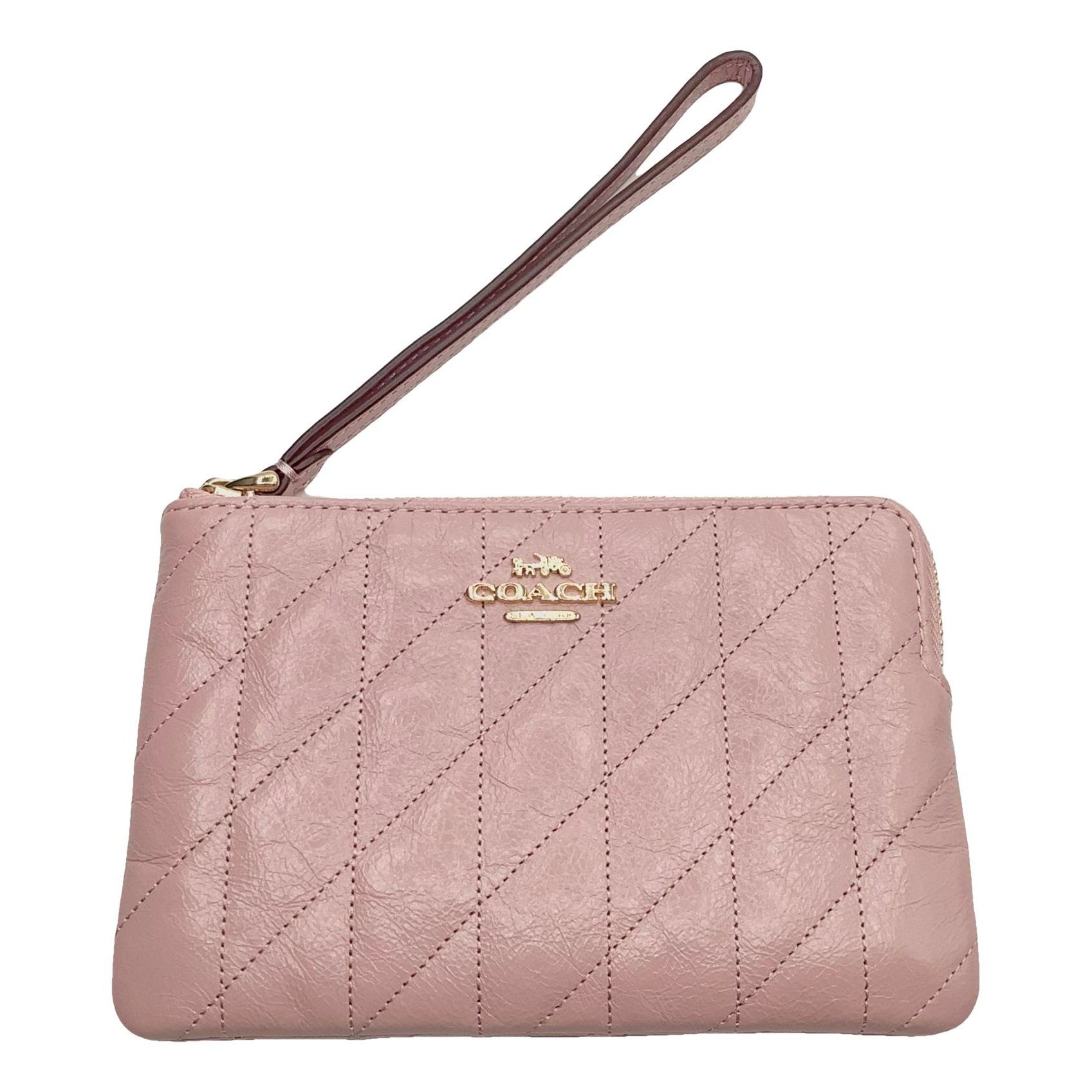 Leather clutch bag