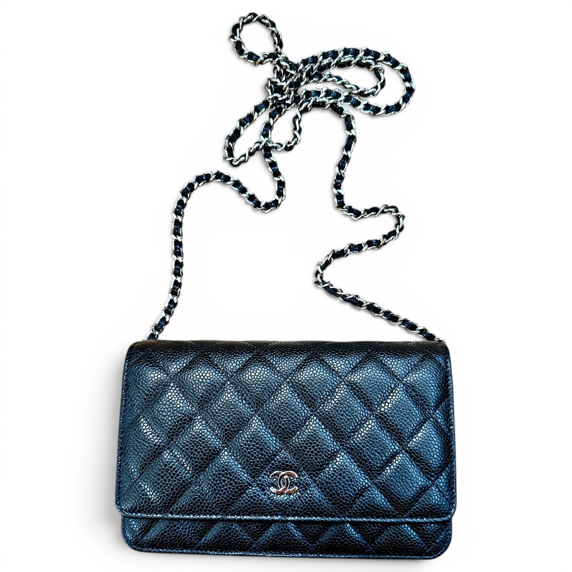 Wallet On Chain Timeless/Classique leather crossbody bag