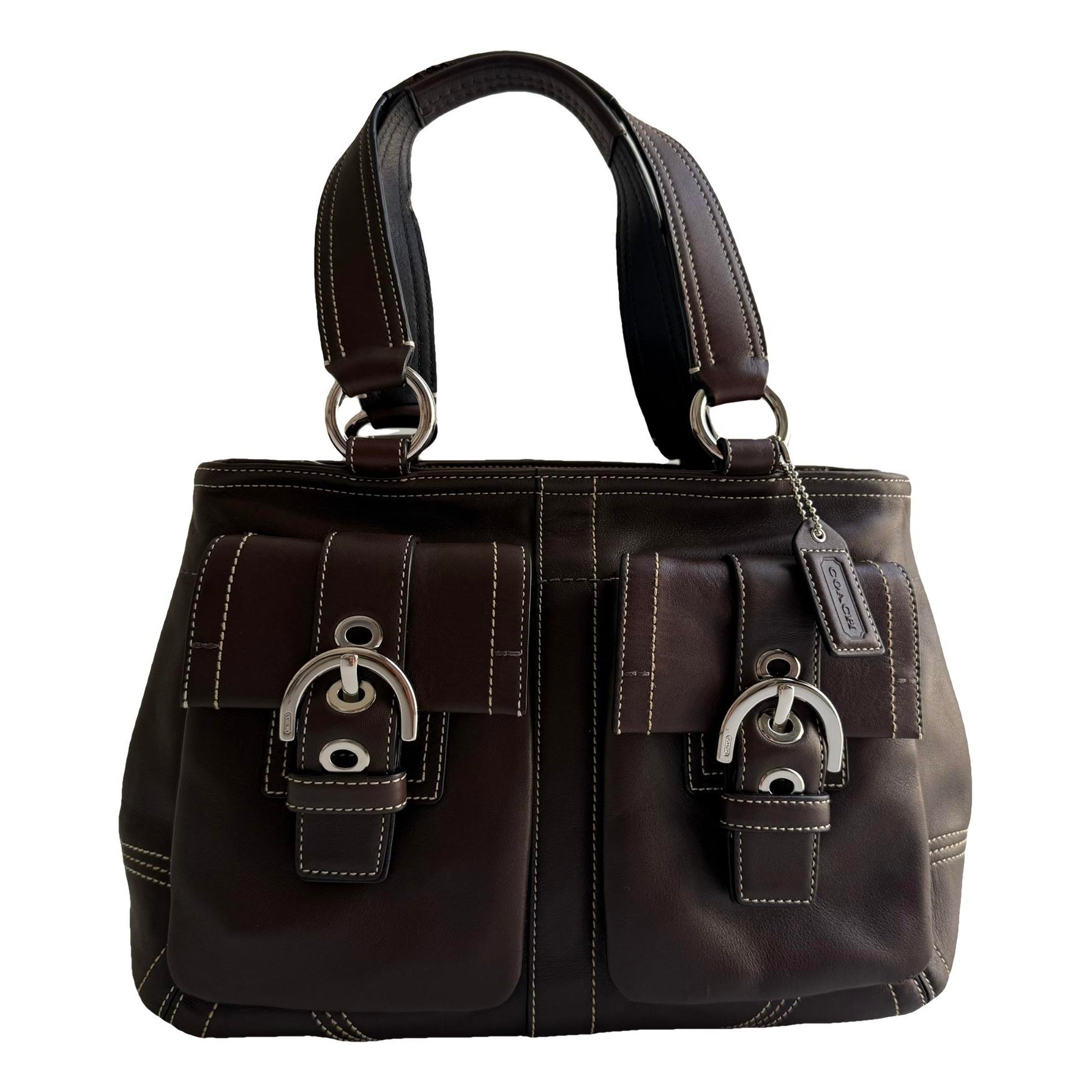 Leather handbag
