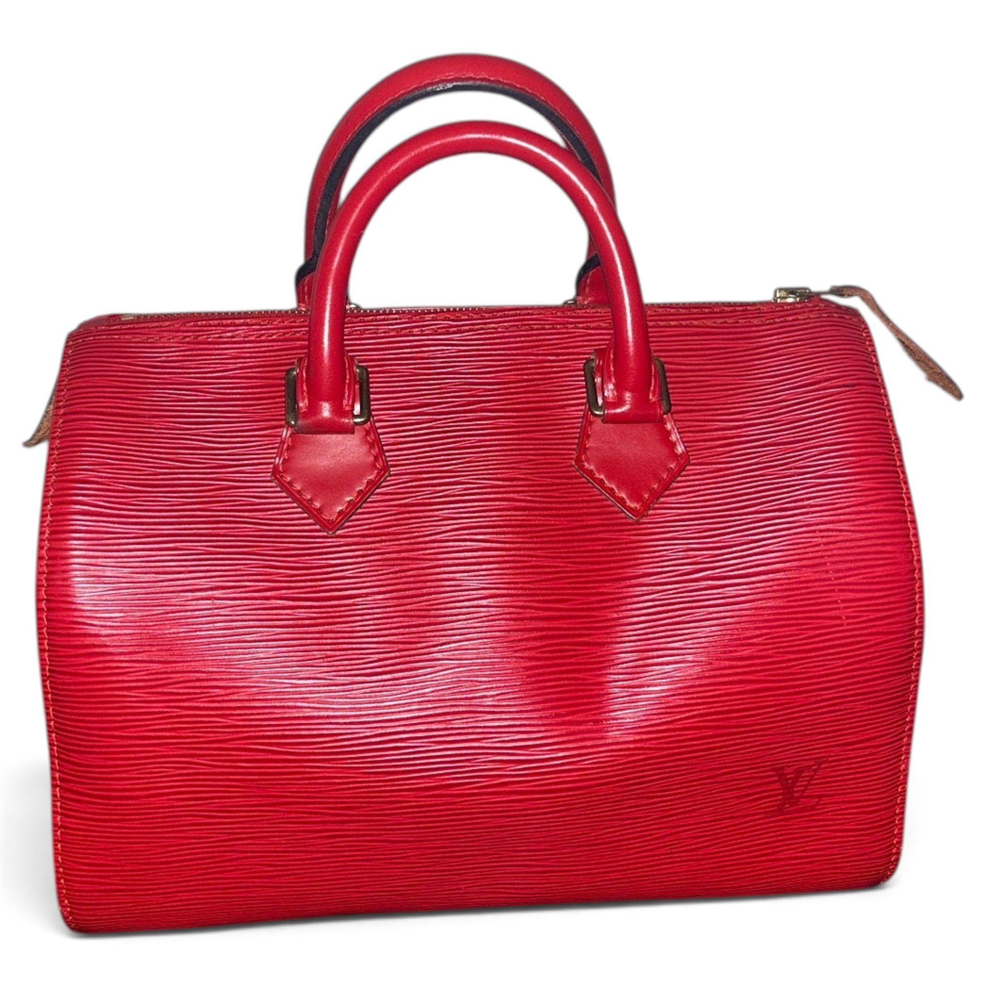 Speedy leather bag