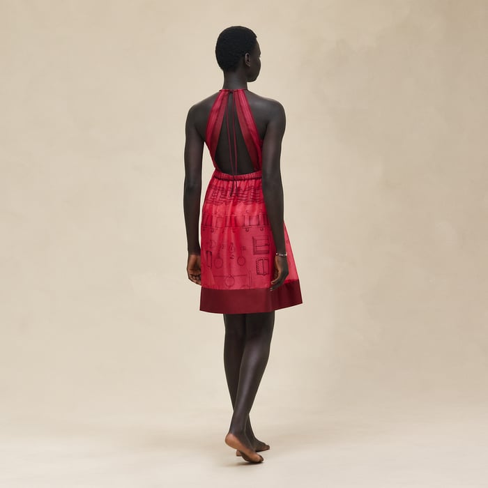 Rose Pivoine "Cahier Du Colporteur" Beach Dress