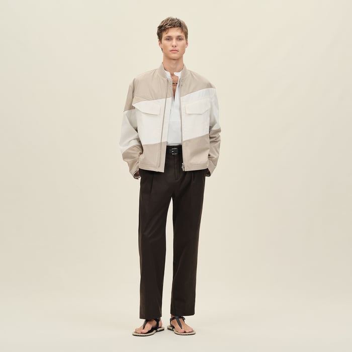 Pierre Zipped Straight Cut Jacket