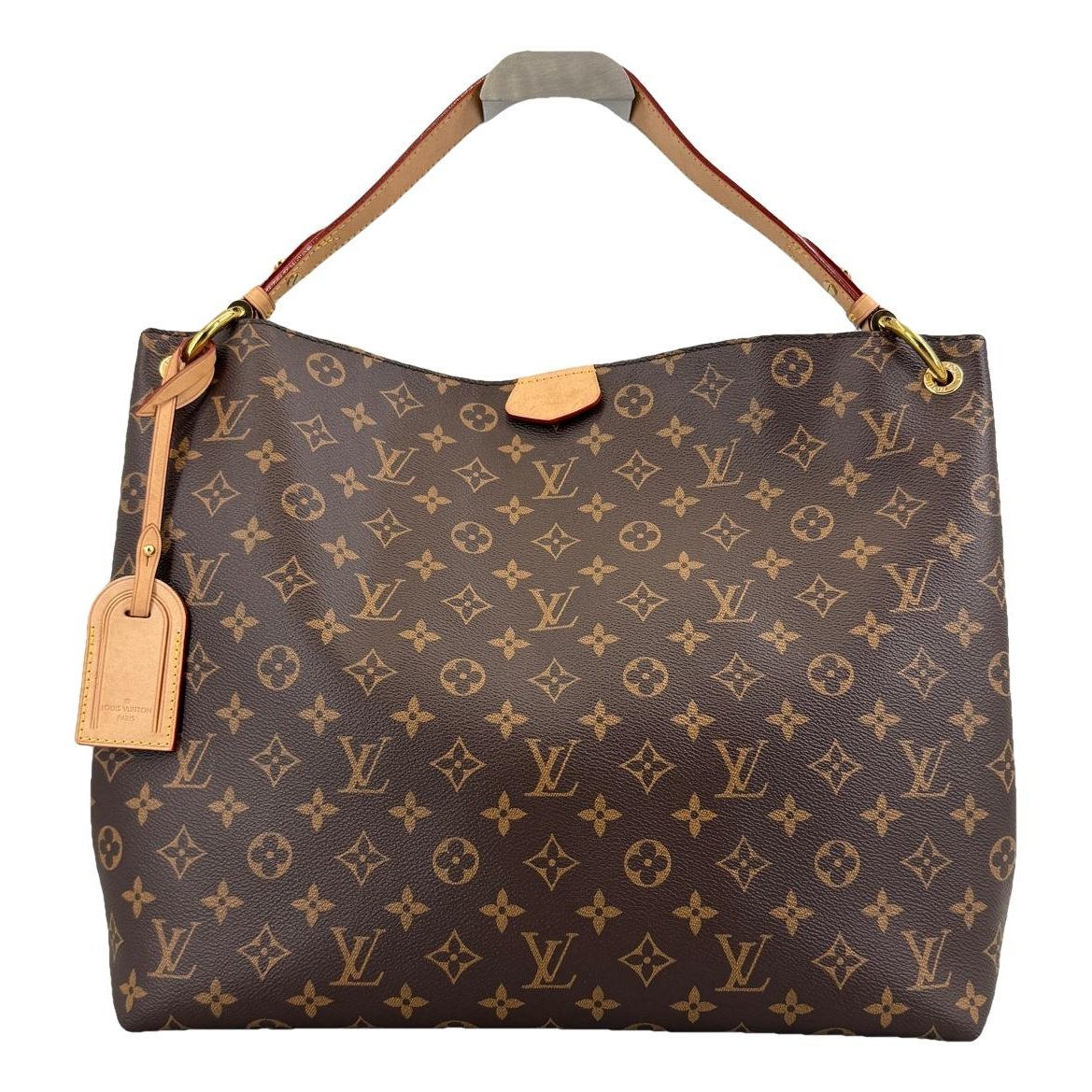 Graceful leather handbag