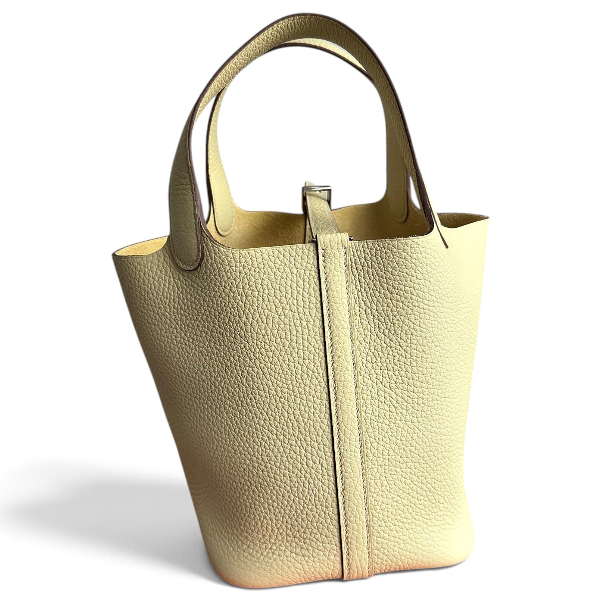 Picotin leather handbag