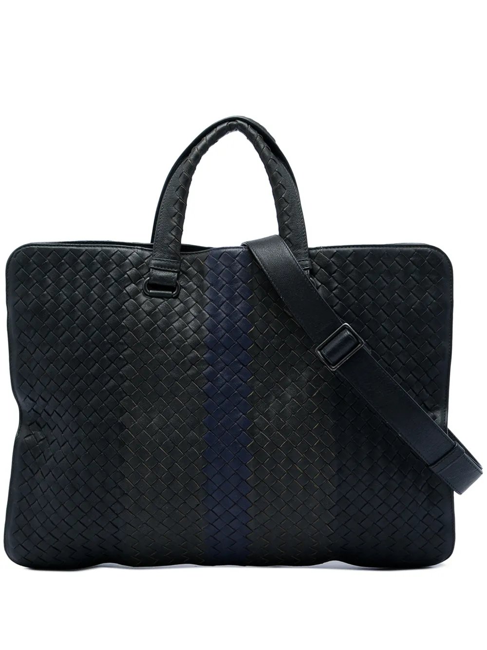2012-2026 Nappa Intrecciato Club Fume Briefcase business bag