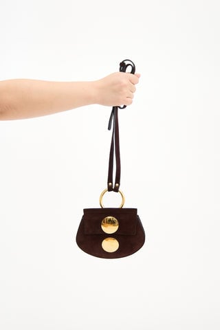 Suede Mini Faye Bag